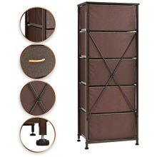 WAYTRIM Vertical Dresser Storage Tower with 5 Drawers