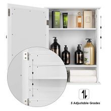 Cabinet Medicine Cabinet with Single Door and Adjustable Shelf