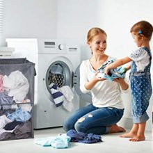 JSXD Mesh Laundry Hamper, Pop-up Laundry Hamper