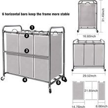 STORAGE MANIAC 3 Section Laundry Sorter