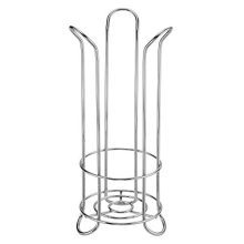 iDesign Classico Metal Toilet Tissue Roll Reserve Organizer for Bathroom