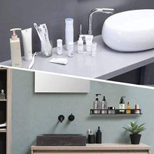 Aluminum Adhesive Shower Shelf with 4 Hooks