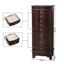 SONGMICS Jewelry Cabinet Armoire Storage Chest