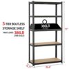 Premium 5-Shelf Garage Shelving Unit - Maximize Your Space! 🛠️