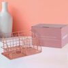 Rose Gold Desk Organizer for Women