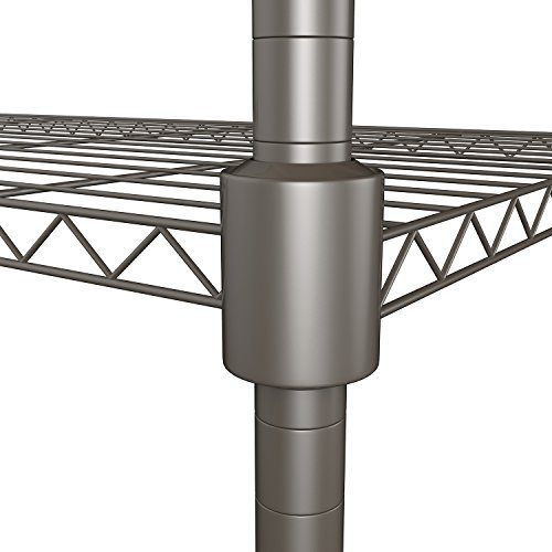 Kemanner Heavy Duty Rolling Garment Rack 3-Tiers