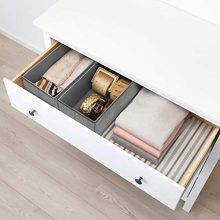Criusia Underwear Drawer Organizer, 6 Set Foldable Underwear