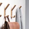 Modern Wooden Coat Wall Hooks