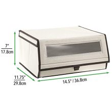 Fabric Closet Storage Organizer Shoe Box Bin