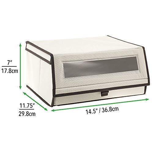 Fabric Closet Storage Organizer Shoe Box Bin