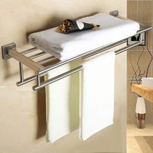 Alise GZ8000-LS Bathroom Lavatory Towel Rack Towel Shelf