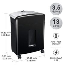 Bonsaii 10-Sheet High-Security Micro-Cut Paper Shredder