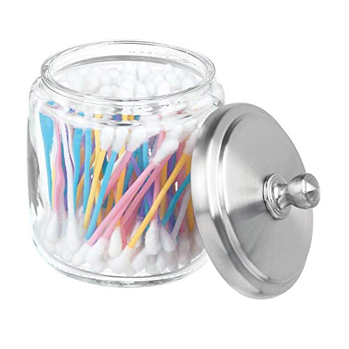 Glass Storage Organizer Canister Apothecary Jar