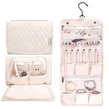 Caperci Hanging Travel Jewelry Organizer Case