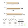Enhance Your Space with Rustic Floating Wood Shelves – Set of 3