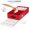 Underbed Christmas Ornament Storage Box With Lide