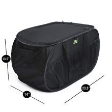 Smart Design Pop Up Trunk Organizer w/ Easy Carry Handles