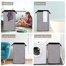 84L Large Laundry Hamper, 24.5" Tall Collapsible Laundry Hamper