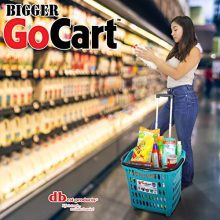 dbest products Bigger GoCart Grocery Cart