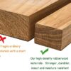 Neasyth Rubber Wood Coat Rack Entryway Standing Hall