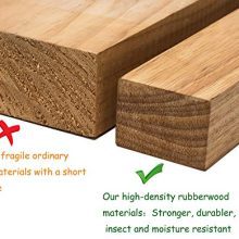 Neasyth Rubber Wood Coat Rack Entryway Standing Hall