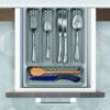 Spectrum Diversified Hexa 5-Divider Buildup-Resistant Organizer