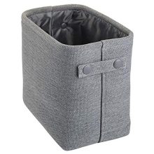 mDesign Soft Cotton Fabric Closet Storage Organizer