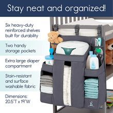 hiccapop Nursery Organizer and Baby Diaper Caddy