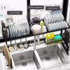 MICOE Over The Sink Dish Drying Rack for Kitchen Supplies