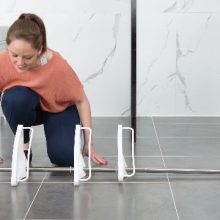 Ultimate Bathroom Organization with the Constant Tension Shower Caddy – Adjustable, Rust-Proof, and Versatile Stainless Steel Corner Shelf for a Clutter-Free Shower