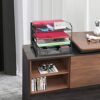 Simple Trending 4-Trays Mesh Office Supplies Desk Organizer