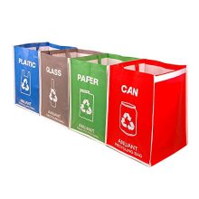 Recycle Garbage Trash Sorting Bins Organizer