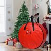 Oxford Christmas Wreath Storage Container with Handles
