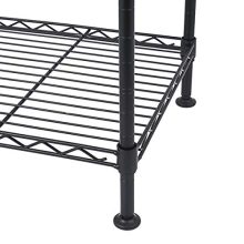 Vacclo 4-Tier Wire Shelving 4 Shelves Unit Metal Storage