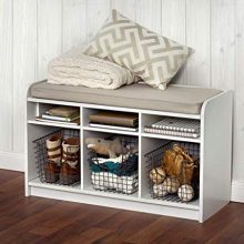 Diversified Scoop Wire Basket Vintage-Inspired Steel Storage