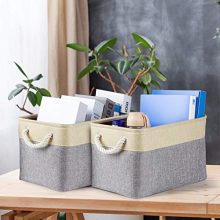 Univivi Rectangular Basket Closet Bins