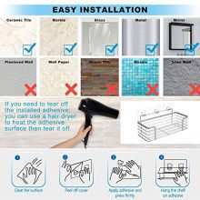 Shower Caddy and Soap Dish Wall Mounted Bathroom Shelf