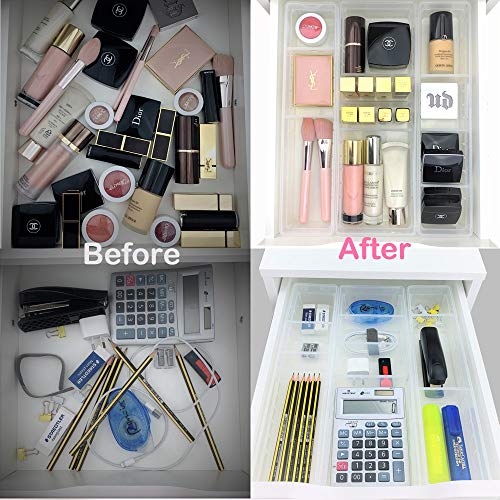 Makeup Bathroom Organizer Set of 4 Trays