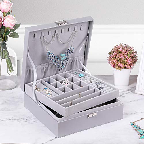 Large Lockable Display Jewelry Holder