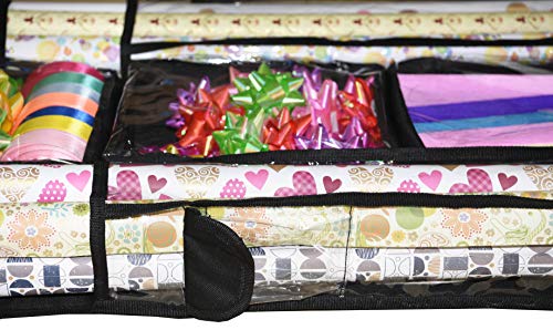 Freegrace Double Sided Hanging Gift Wrap Organizer