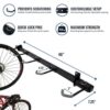 Bike Storage Rack, Holds 5 Bicycles