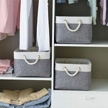 Sacyic Large Storage Baskets for Shelves, Fabric Baskets for Organizing