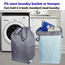 Hamper Liner with Drawstring Closure Sorter