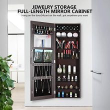 Full mirror jewelry organizer Fashion Transparent box