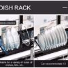 MICOE Over The Sink Dish Drying Rack for Kitchen Supplies