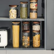 Kitchen Glass Food Storage Jar with Lid