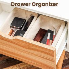 Woven Shelf Baskets Set for Storage Organizing
