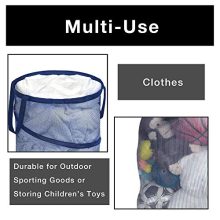 Laundry Hamper Bag Mesh Pop-Up Spiral