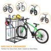 SNAIL 3 Bike Stand Rack with Storage for Garage Use