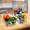 Sorbus Fridge Bins and Freezer Bins Refrigerator